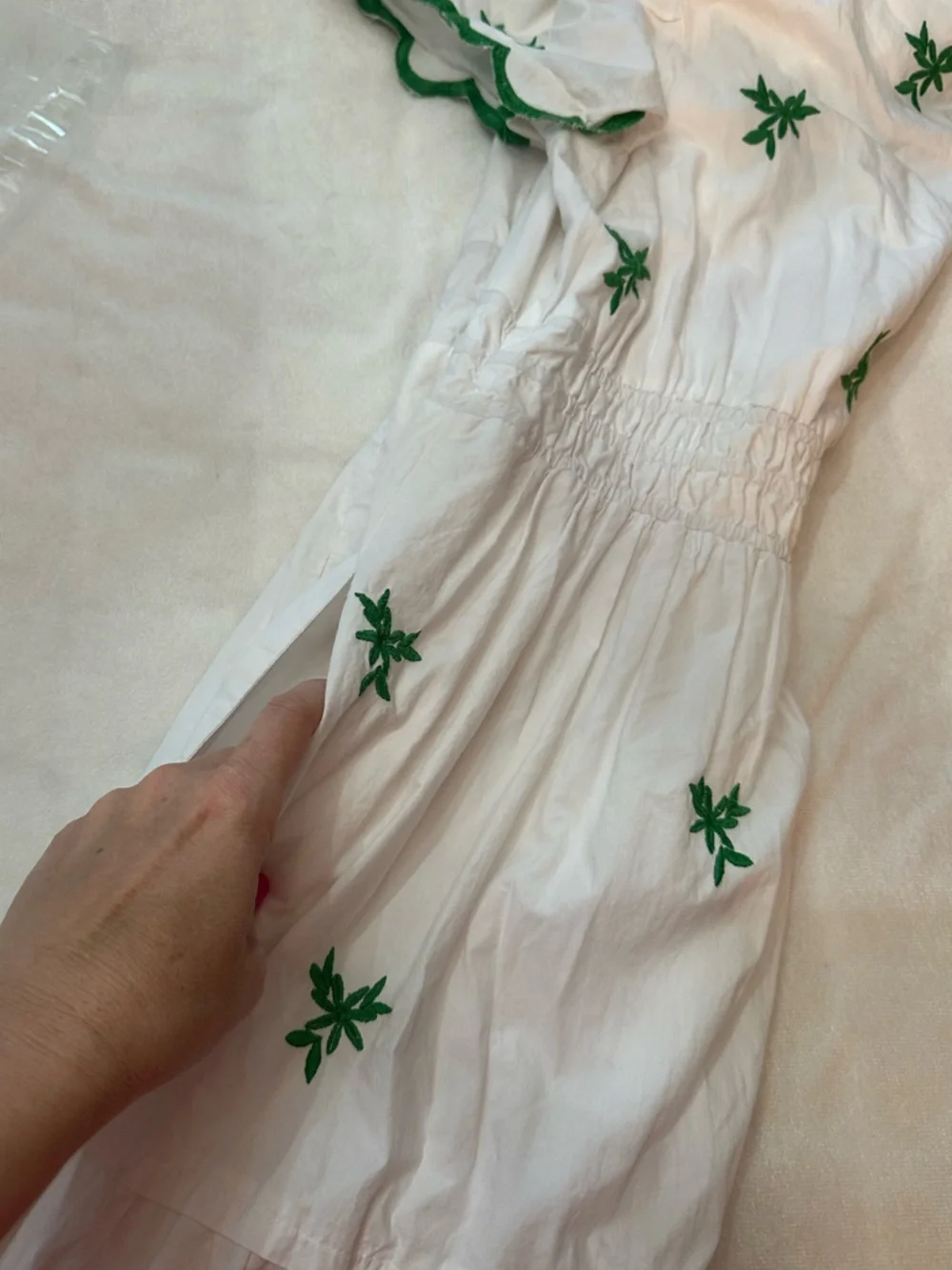 Anthropologie White The Somerset Eyelet Maxi Dress Size Large 38660 - Picture 13 of 15